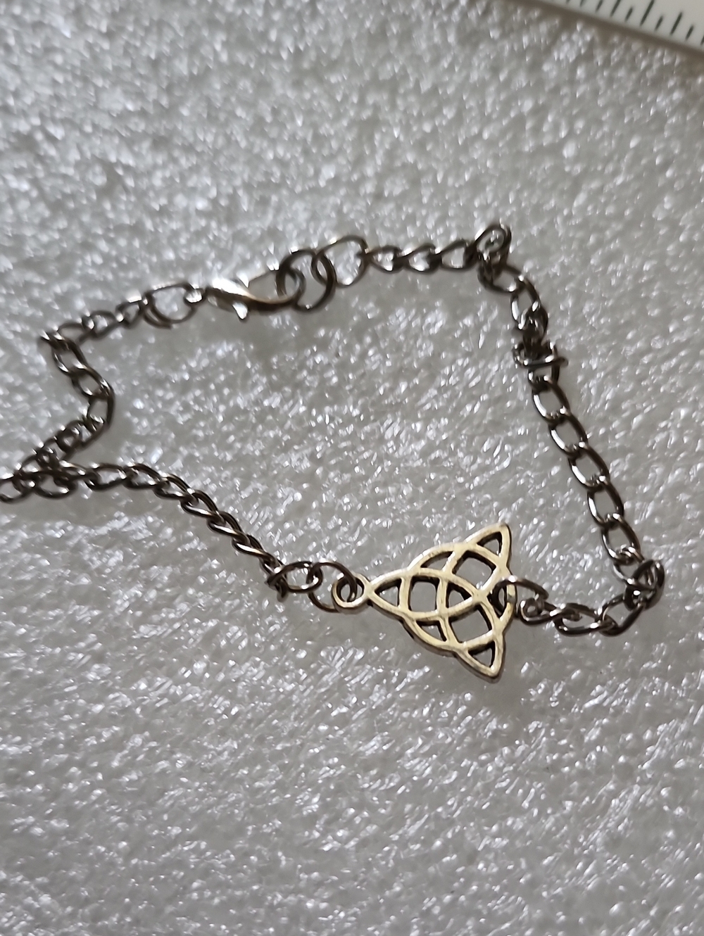 Hand Crafted Silver Celtic Knot Bracelet